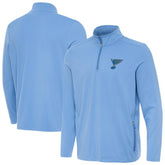 St. Louis Blues Antigua Perilous Quarter-Zip Sweatshirt - NHL Sweatshirts
