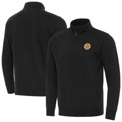 Boston Bruins Antigua Victory Quarter-Zip Pullover Top - NHL Pullover