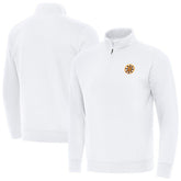 Boston Bruins Antigua Victory Quarter-Zip Pullover Top - NHL Pullover