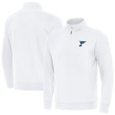 St. Louis Blues Antigua Victory Quarter-Zip Pullover Top - NHL Pullover