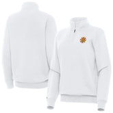 Boston Bruins Antigua Women's Victory Quarter-Zip Pullover Top - NHL Pullover