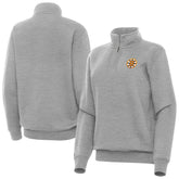 Boston Bruins Antigua Women's Victory Quarter-Zip Pullover Top - NHL Pullover
