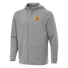 Boston Bruins Antigua Effortless Full-Zip Hoodie - NHL Hoodies