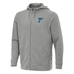 St. Louis Blues Antigua Effortless Full-Zip Hoodie - NHL Hoodies