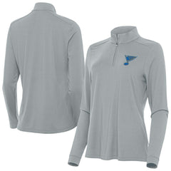 St. Louis Blues Antigua Women's Intent Quarter-Zip Pullover - NHL Pullover