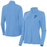 St. Louis Blues Antigua Women's Intent Quarter-Zip Pullover - NHL Pullover