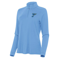 St. Louis Blues Antigua Women's Intent Quarter-Zip Pullover - NHL Pullover