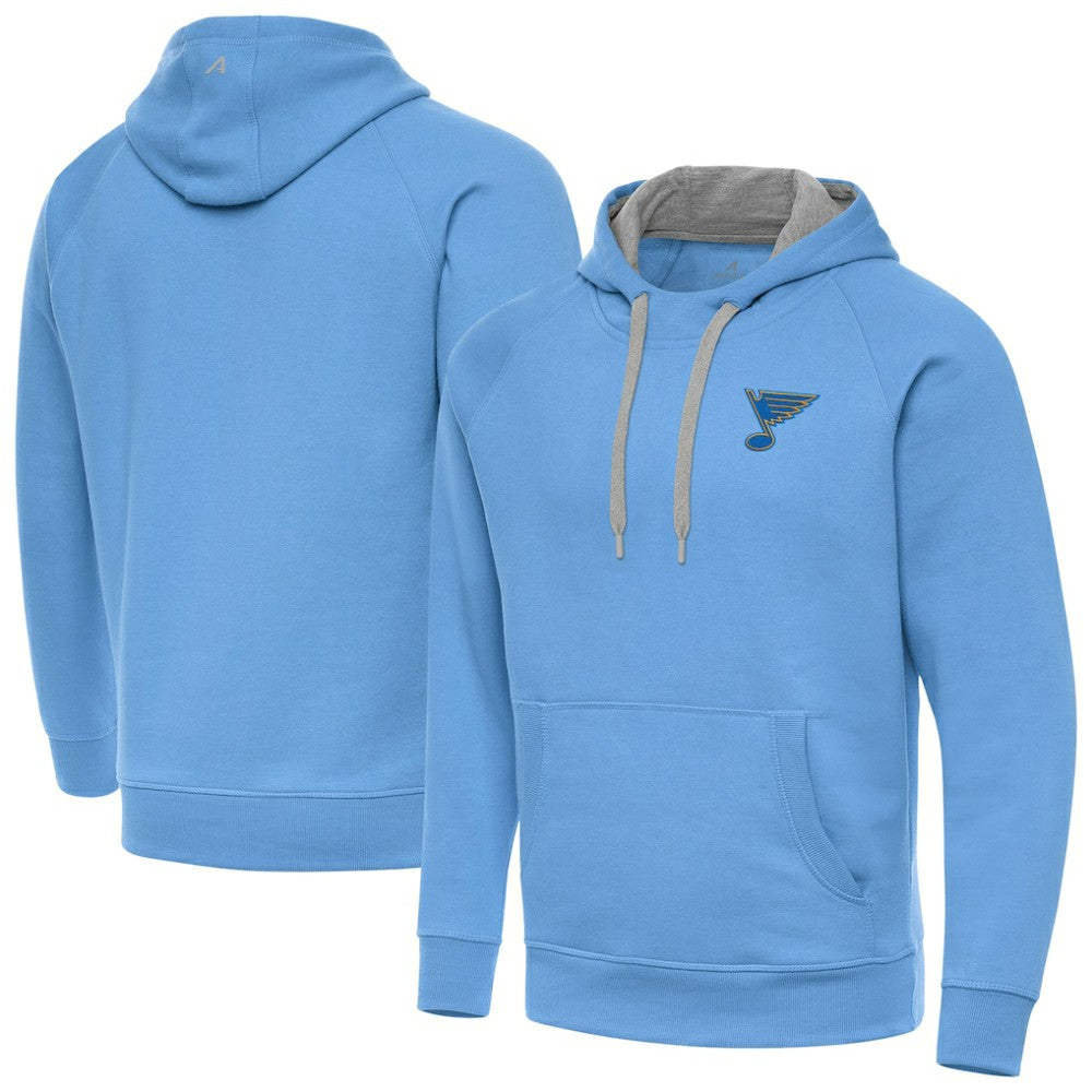St. Louis Blues Antigua Victory Pullover Hoodie - NHL Hoodies