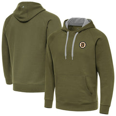 Boston Bruins Antigua Victory Pullover Hoodie - NHL Hoodies