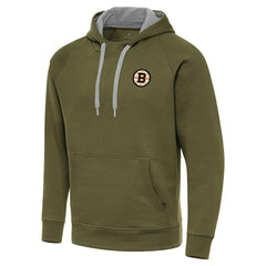Boston Bruins Antigua Victory Pullover Hoodie - NHL Hoodies