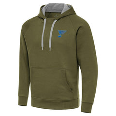 St. Louis Blues Antigua Victory Pullover Hoodie - NHL Hoodies