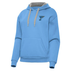 St. Louis Blues Antigua Women's Victory Pullover Hoodie - NHL Hoodies