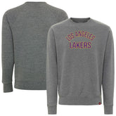 Gray Los Angeles Lakers Sportiqe Unisex Genuine Issue Collection Biltmore Sweatshirt | NBA