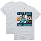 White LaMelo Ball Charlotte Hornets Homage Unisex NBA Jam Tri-Blend T-Shirt | NBA
