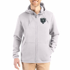 Chicago Bears Cutter & Buck Roam Epic Comfort Recycled Full-Zip Hoodie Jacket | NFL Discount