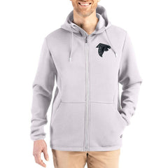 Atlanta Falcons Cutter & Buck Roam Epic Comfort Recycled Full-Zip Hoodie Jacket | NFL Discount