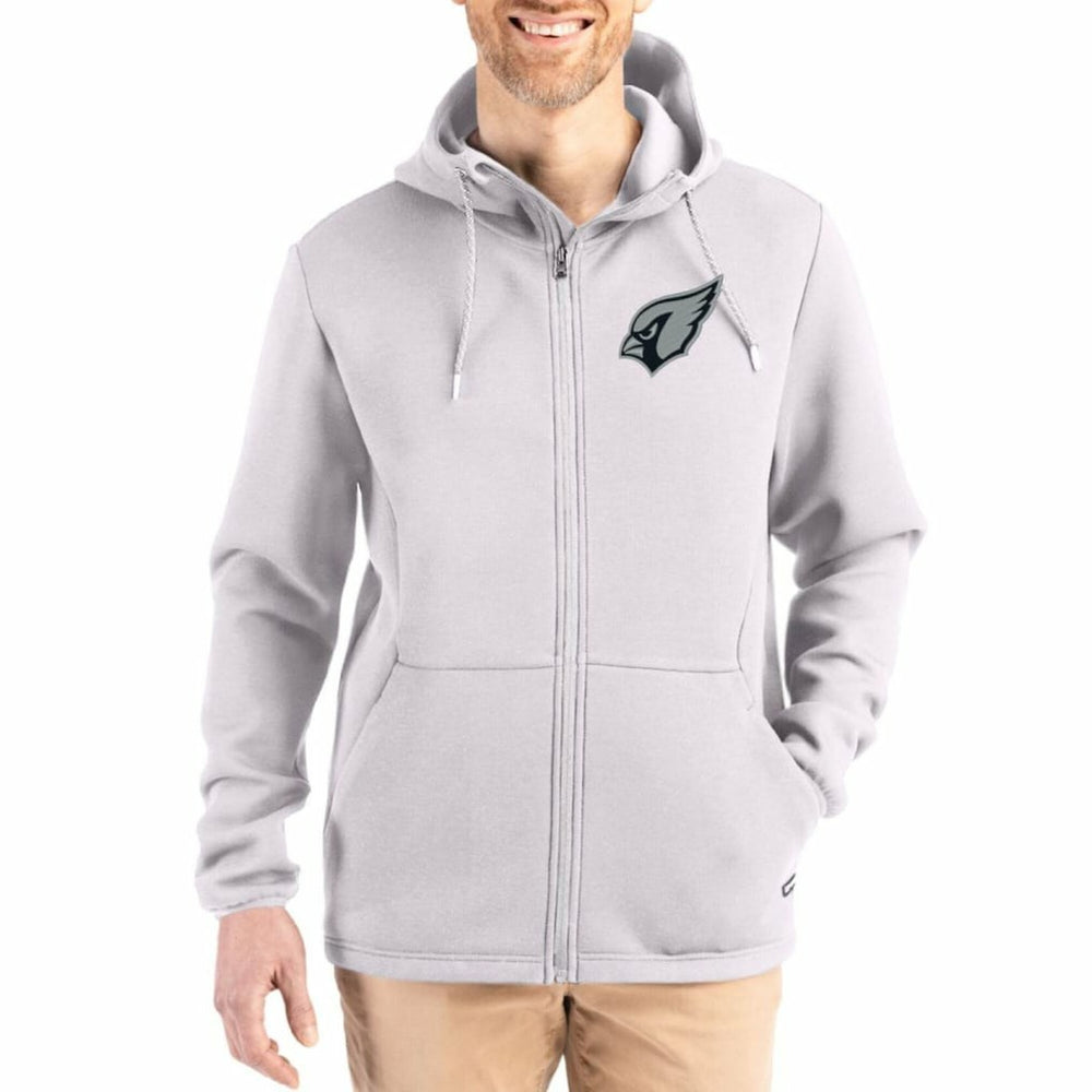 Arizona Cardinals Cutter & Buck Roam Epic Comfort Recycled Full-Zip Hoodie Jacket | NFL Hot