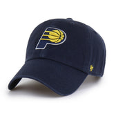 Navy Indiana Pacers '47 Core Logo Clean Up Adjustable Hat | NBA