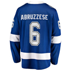 Nick Abruzzese Tampa Bay Lightning Fanatics Home Breakaway Jersey - NHL Jerseys