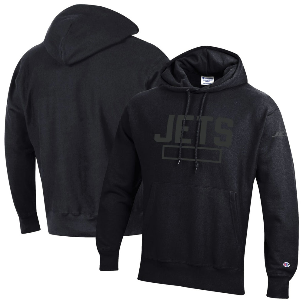 New York Jets Tonal Reverse Weave Fleece Hoodie | NFL Discount
