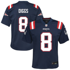 New England Patriots Stefon Diggs Youth Team Game Jersey | NFL Near me