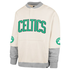 Cream Boston Celtics '47 Crossover Collection Trifecta Double Layered Fleece Sweatshirt | NBA