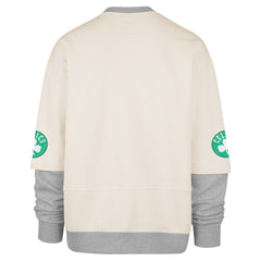 Cream Boston Celtics '47 Crossover Collection Trifecta Double Layered Fleece Sweatshirt | NBA
