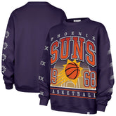 Purple Phoenix Suns '47 Women's Go Big Oversized Sweatshirt | NBA