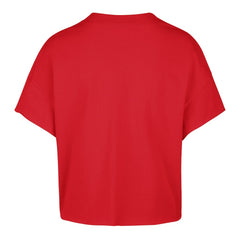 Red Chicago Bulls '47 Women's Elation Oversized Notch Neck T-Shirt sale | NBA