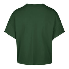 Hunter Green Milwaukee Bucks '47 Women's Elation Oversized Notch Neck T-Shirt | NBA