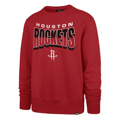 Red Houston Rockets '47 Unisex Brush By Headline Crewneck Sweatshirt sale | NBA