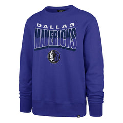 Blue Dallas Mavericks '47 Unisex Brush By Headline Crewneck Sweatshirt sale | NBA