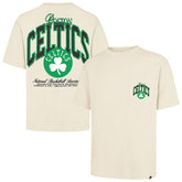 Cream Boston Celtics '47 Unisex Crossover Collection Foundation Pocket T-Shirt | NBA