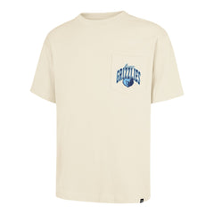 Cream Memphis Grizzlies '47 Unisex Crossover Collection Foundation Pocket T-Shirt | NBA