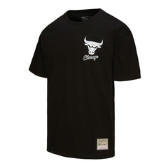Black Chicago Bulls Hardwood Classics Overlap T-Shirt sale | NBA