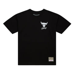 Black Chicago Bulls Hardwood Classics Overlap T-Shirt sale | NBA