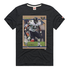 Baltimore Ravens Ray Lewis Homage Unisex NFL Topps Trading Card Tri-Blend T-Shirt | NFL Online