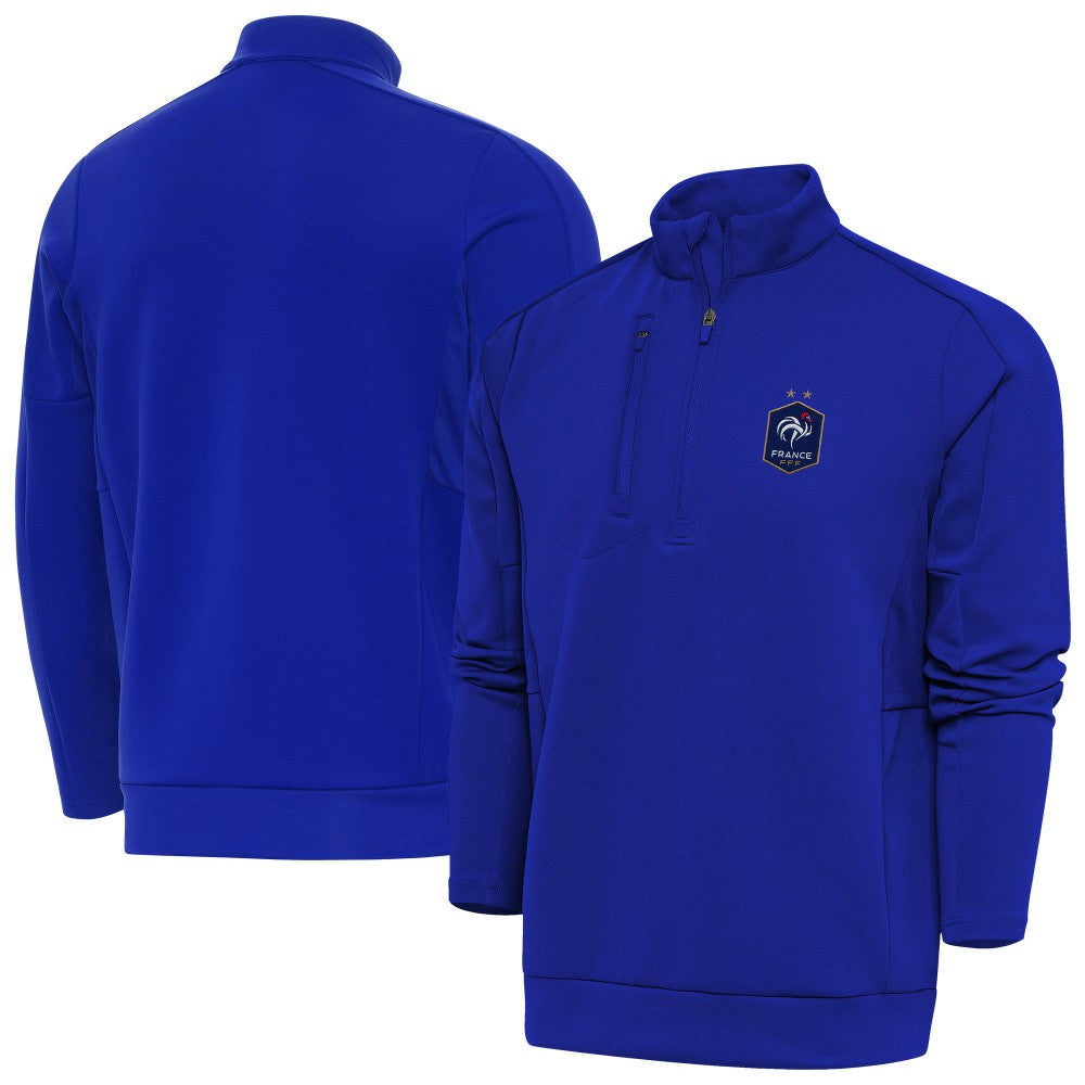 France National Team Antigua Genesis Quarter-Zip Pullover