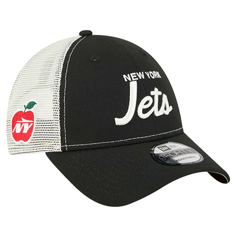 New York Jets Apple Trucker 9FORTY Adjustable Hat | NFL Discount