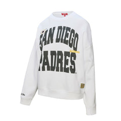 San Diego Padres Mitchell & Ness Women's Oversized Cooperstown Sweatshirt - MLB Sweatshirts