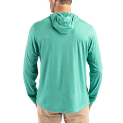 Philadelphia Eagles Cutter & Buck Coastline Epic Comfort Eco Recycled Long Sleeve Hoodie T-Shirt | NFL Near me