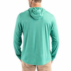 Seattle Seahawks Cutter & Buck Coastline Epic Comfort Eco Recycled Long Sleeve Hoodie T-Shirt | NFL Outlet