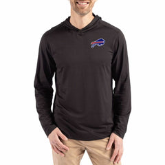 Buffalo Bills Cutter & Buck Coastline Epic Comfort Eco Recycled Long Sleeve Hoodie T-Shirt | NFL Hot