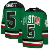 Kelly Green Kevin Garnett Boston Celtics Unisex Maxxed Out Fashion Hockey Jersey | NBA