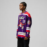 Purple Vince Carter Toronto Raptors Unisex Maxxed Out Fashion Hockey Jersey | NBA