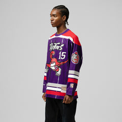 Purple Vince Carter Toronto Raptors Unisex Maxxed Out Fashion Hockey Jersey | NBA