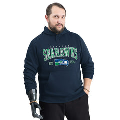 Seattle Seahawks G-III Sports by Carl Banks Adaptive Team Spirit Graphic Fleece Pullover Hoodie | NFL Hot