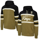 Olive/Black Sacramento Kings Double Clutch Head Coach Hoodie | NBA