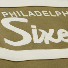 Olive Philadelphia 76ers Double Clutch Head Coach Hoodie | NBA
