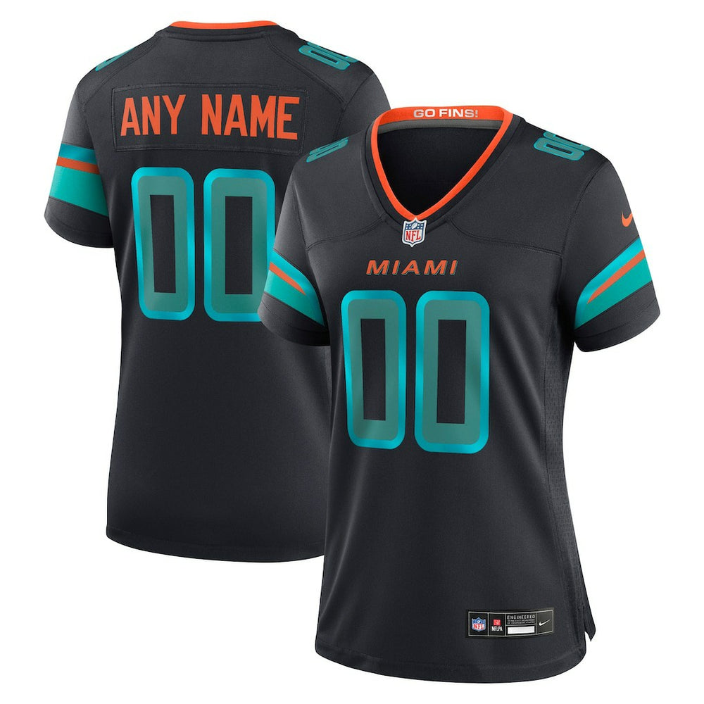 Miami Dolphins Women's 2025 Rivalries Collection Custom Game Jersey | NFL Online
